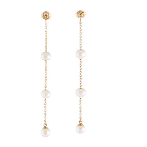 EARRINGS 14K Pear Drop Earrings - Picture 4 of 5